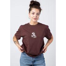 Vans - V Panda Oversized Bitter Chocolate - T-Shirt - marron - S - 100% Coton,Jersey