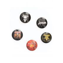 Venom - Black Metal Pack Of 5 - Ensemble de boutons