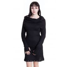 Vixxsin - Circle Black - Hoodie - noir - M - 100% Polyester,Transpirer