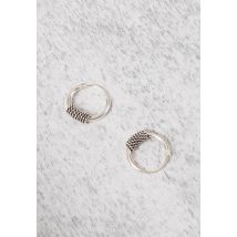 Wildcat - Creole Tau - Boucles d'oreilles - gris - Onesize - Argent Sterling 925,Métal