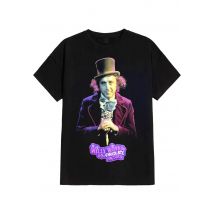 Willy Wonka & The Chocolate Factory - Willy Wonka - T-Shirt - noir - M - 100% Coton,Jersey
