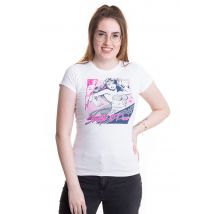 Wonder Woman - Strength & Power White - Girly - blanc - L - 100% Coton,Jersey