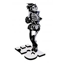 Die Ärzte - Gwendoline Skelett 1/10 - Statue - noir - Onesize - Résine