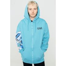 Yu Gi Oh! - Blue-Eyes Toon Dragon Light Blue - Sweat Zippé - bleu - M - 60% coton, 40% polyester,Transpirer