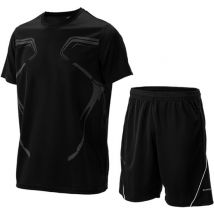 Milanoro - Stijlvol sportsetje voor mannen - Zwart - XL