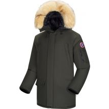 Subprime - Heren Jas Winter Parka Tommy - Groen - Maat M