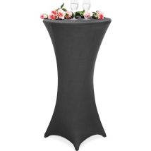 Statafelrok - Stretch 30°C Wasbaar Ø 70cm - Antraciet