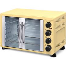 TurboTronic FEO55 Vrijstaande Oven Franse Deuren – 55L – Crème