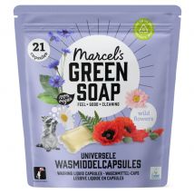 Marcel's Green Soap Wascapsules Wilde Bloemen – 21 capsules – milieuvriendelijk & vegan
