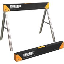 Toughbuilt C300 Grijze Opvouwbare Schragen 2-Pack 1000kg | 72cm Werkhoogte | 935 x 575 x 724mm