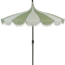 In The Mood Collection Parasol – UV-bescherming & Kantelbaar – 220 x 220 x 238 cm – Lichtgroen