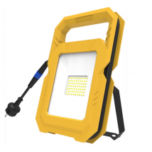 Sylvania LED Bouwlamp 50W | 226x65mm | 4000K Helder Wit | IP65 | Geel | SylWork Flood Light