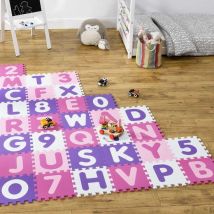 Puzzelmat 1cm dik schuim Letters 1.89x1.89 mtr