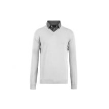 milanoro mock pullover - lichtgrijs - Maat M