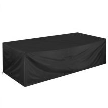 Kingsleeve Stoelbekleding antraciet 308x138x89cm