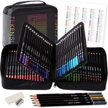 S.old Kleurpotloden - Potloden - Schetspotloden - Tekenset 120 delig - Incl. Etui