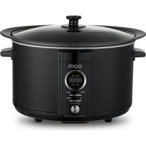MOA Slowcooker Digitaal - 6,5 liter - Zwart - BPA vrij - SC65DB