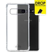 My Style Protective Flex Doorzichtig Telefoonhoesje geschikt voor Samsung Galaxy S10 Hoesje Flexibel TPU Backcover Shockproof - Transparant