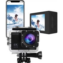 Denver Action Camera - 4K Go Pro - Waterdicht tot 40 Meter - Wifi en app - 130º kijkhoek - ACK8062W
