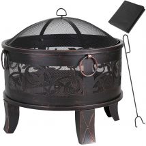 Gardebruk Vuurkorf Rond Ø 67cm – incl. Vonkbeveiliging & Vuurhaak