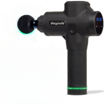 Auronic Massage Gun - 6 Opzetstukken - 30 Standen - Professioneel Massage Apparaat - Zwart