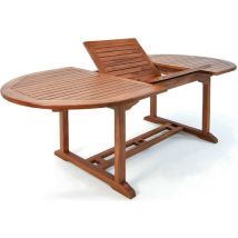 Casaria Tuintafel - FSC®-gecertificeerd Eucalyptushout - Bruin
