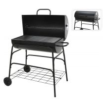 BBQ Collection Houtskoolbarbecue – Met Wielen & Warmhoudrek – 100 x 39 x 100 cm – Zwart