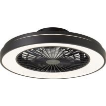 Brilliant Mazzaro - Plafondventilator - LED 40W - 3000K-6500K - Dimbaar - Zwart