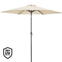 Kingsleeve Parasol Ø300cm - UV-bescherming 50+/ Slinger - Beige
