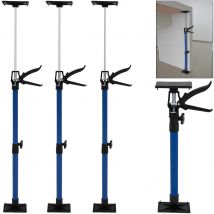 Gipsplaat Stempel - Telescoopsteun - Derde hand - 50 t/m 115 cm - Set van 3