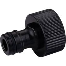 BLACK+DECKER Slangkoppeling met Reduceerstuk - ⌀13-19 MM - Lekvrije Koppeling - Zwart