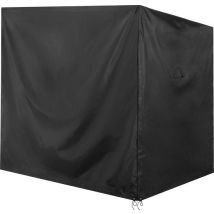 Kingsleeve Tuinmeubelhoes 185 x 117 x 150 cm Scheurvast UV-bestendig Antraciet