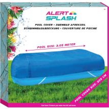 Zwembad Afdekzeil – Alert Splash – Pool Cover 2,62 m – Geschikt voor Ronde Zwembaden – Weerbestendig Zeil met Bevestigingskoorden