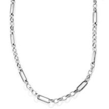 Laura Ferini Dames Ketting Valentina Zilver - Zilverkleurige Schakelketting