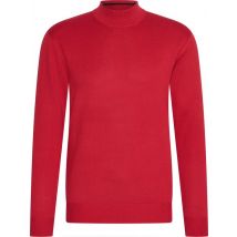 Cappuccino Italia - Heren Sweaters coltrui - Rood - Maat S