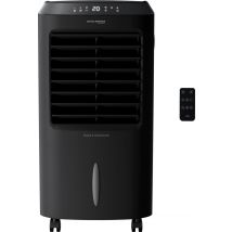 JAP Appliances Edmonton - 4 in 1 Aircooler, Ventilator, Ionisator en luchtbevochtiger - Met afstandsbediening en timer - Luchtkoeler Inclusief 2 koelelementen - Mat zwart