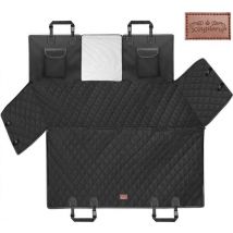 Kingsleeve Hondendeken voor Achterbank en Kofferbank - 147x137cm Zwart