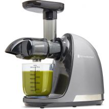 KitchenBrothers Slowjuicer - Juicer - Groenten en Fruitpers - 700ml Sapbeker - 1400ml Pulpcontainer - Grijs