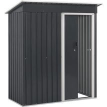 Metalen tuinhuis S - Antraciet - Incl. onderstel