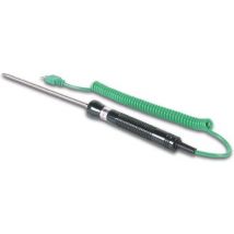 Velleman Temperatuursonde, type K, voor vloeistoffen, lang type, -50 °C-300 °C, 15.5 cm kabel, groen