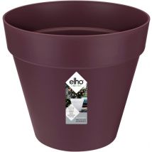 Elho Loft Urban Rond 20 - Bloempot voor Buiten - Ø 19.3 x H 17.5 cm - Moerbei Paars