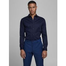 Jack & Jones Parma Overhemd – Heren – Super Slim Fit – Satijngeweven Glans – Maat L