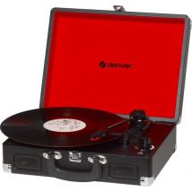 Denver Platenspeler - Ingebouwde Speakers - Incl. PC Software - Auto-stop - Retro - VPL120 - Zwart
