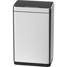 Allibert Lycia Prullenbak Met Sensor - 50L Inhoud - RVS - 28.5 x 48 x 66.5 cm - Zilver