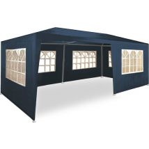 Casaria Partytent Pavilion Rimini - 3x6m UV-Beschermend 18m² - Blauw