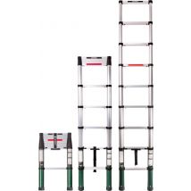 VONROC Professionele Telescopische ladder – 2.6m – met softclose – Veilig & solide