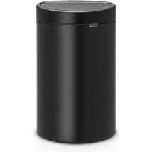 Touch Bin New Recycle afvalemmer 23+10 Liter Zwart