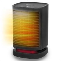 Auronic Elektrische Kachel - Ventilatorkachel - 3 Standen - 950W Heater - Keramische Kachel met LED Indicatie - Roterend - Zwart
