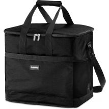 Heldenwerk Koeltas - 40L- 12 uur - 7 compartimenten - Zwart