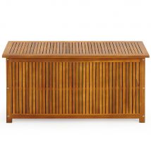 Casaria Tuinbox - Acacia Hout - Incl. Binnenzeil - 115 x 50 x 59 cm - Bruin
